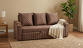 Premium 3 Seater Convertible Sofa with Full Flat Bed
